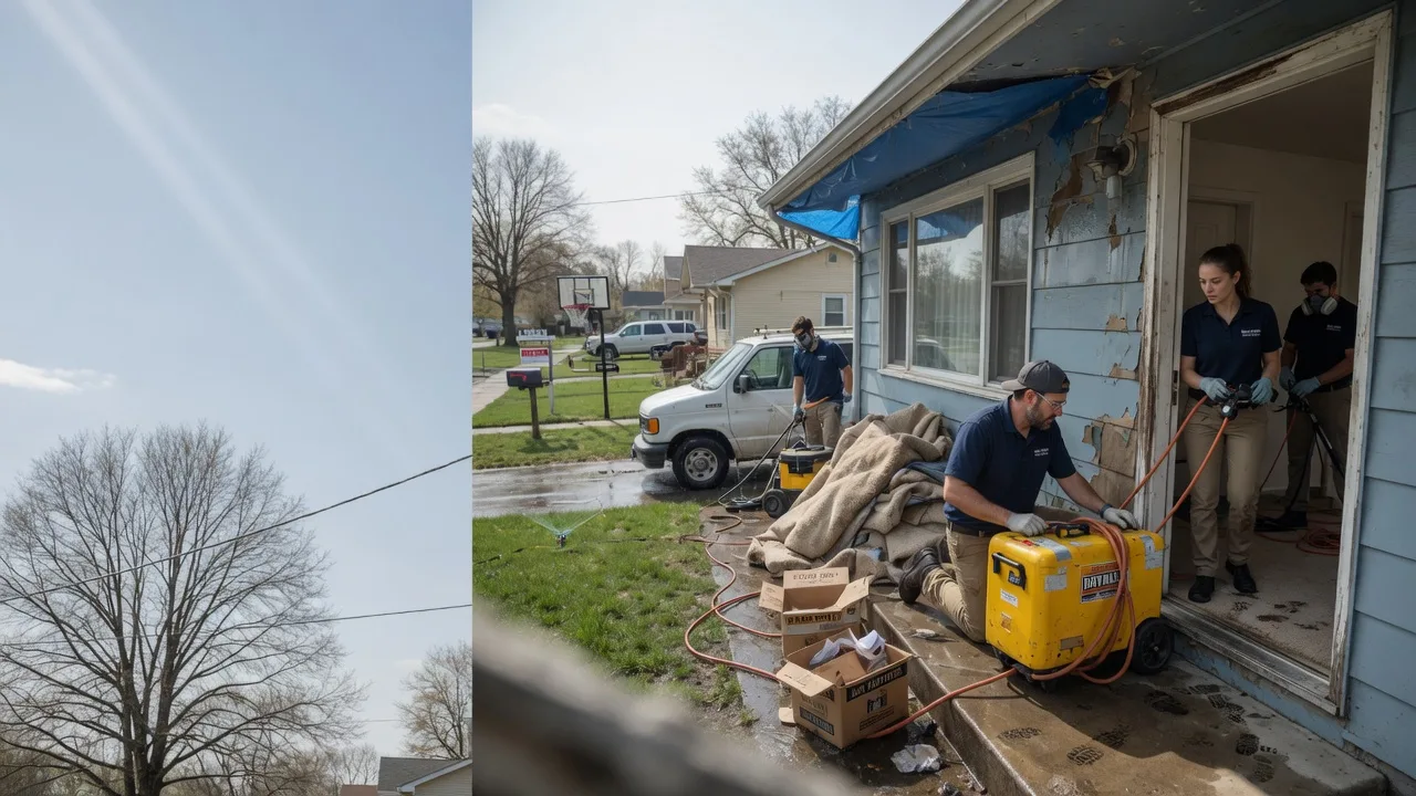 Basement Flood Cleanup in Au Gres, MI near me